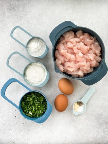 ингредиенты для вафель из куриного филе